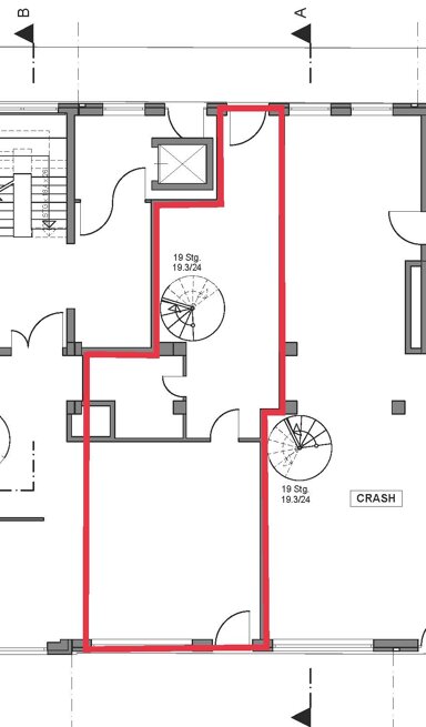 Büro-/Praxisfläche zur Miete provisionsfrei 100,6 m² Bürofläche Große Scharrnstraße 60-66 Zentrum Frankfurt (Oder) 15230