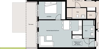 Wohnung zur Miete 690 € 2 Zimmer 66,8 m² frei ab 01.02.2025 Schlitz Schlitz 36110