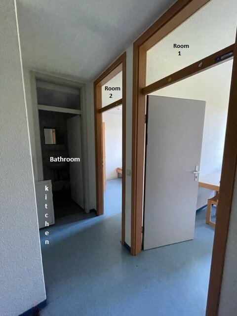 Wohnung zur Miete 260 € 1 Zimmer 12,1 m²<br/>Wohnfläche 2. Stock<br/>Geschoss Am Steingarten 12 Herzogenried Mannheim 68169