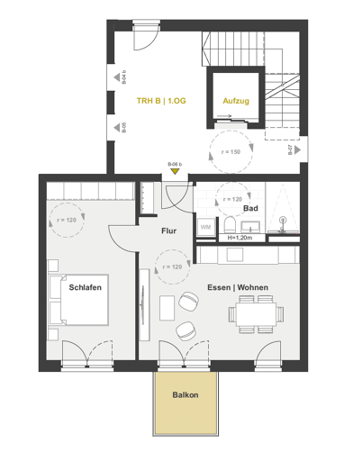 Wohnung zum Kauf Provisionsfrei 398.000 € 2 Zimmer Nasbacher Weg 18 Nord Schwabach 91126