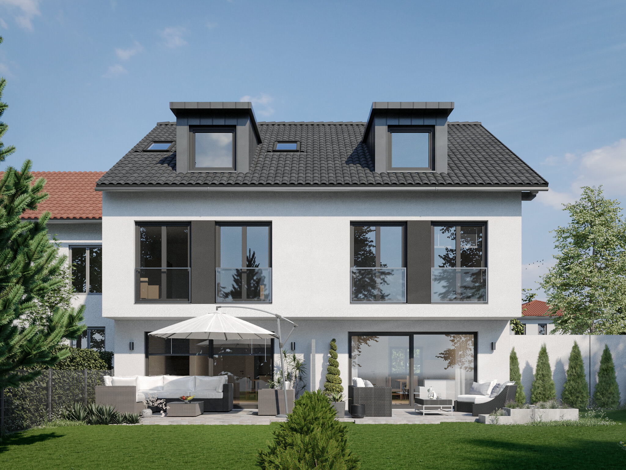 Reihenmittelhaus zum Kauf provisionsfrei 1.049.000 € 5 Zimmer 149 m²<br/>Wohnfläche 165,3 m²<br/>Grundstück Haar Haar 85540