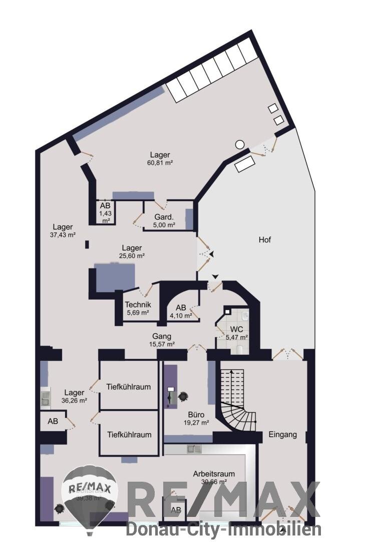 Produktionshalle zum Kauf 500.000 € 276 m²<br/>Lagerfläche Wien 1050