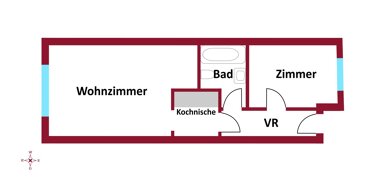 Wohnung zum Kauf 199.000 € 2 Zimmer 38,6 m² 4. Geschoss Wien 1090