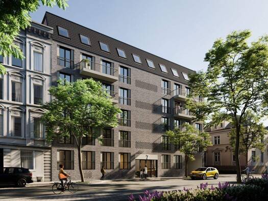 Wohnung zum Kauf - Erstbezug provisionsfrei als Kapitalanlage geeignet 262.063 € 2 Zimmer 43,6 m² Harmsstraße 7 Südfriedhof Kiel 24114