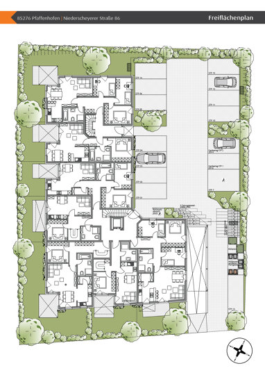 Terrassenwohnung zum Kauf Provisionsfrei 329.000 € 2 Zimmer 52,4 m² 2. Geschoss Niederscheyerer Straße 86 Niederscheyern Pfaffenhofen an der Ilm 85276