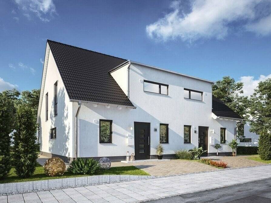Doppelhaus Duett 125: Platz für Gemeinsamkeit und Rückzug