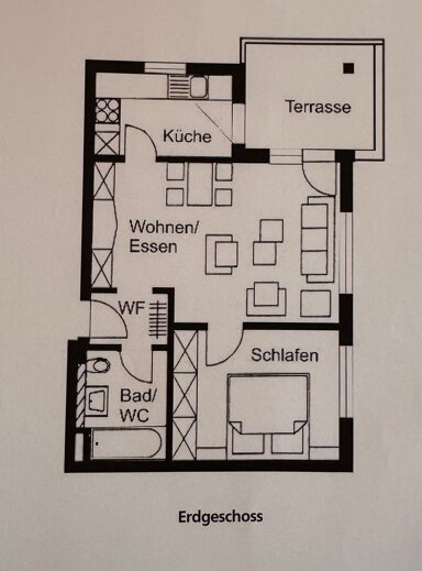 Wohnung zum Kauf provisionsfrei 199.000 € 2 Zimmer 48 m² EG frei ab sofort Eislingen Eislingen/Fils 73054