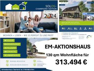 Einfamilienhaus zum Kauf Provisionsfrei 519.724 € 5 Zimmer 130 m² 1.950 m² Grundstück Saarburg Merzkirchen-OT 54439
