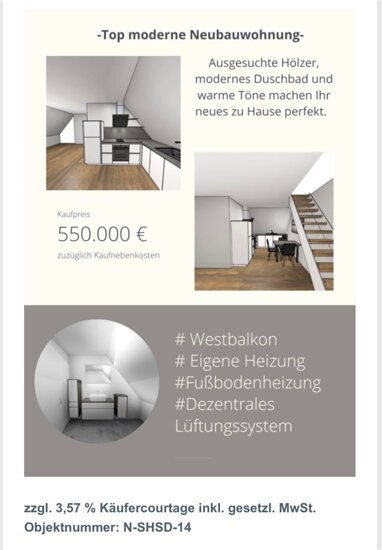Wohnung zum Kauf 550.000 € 2 Zimmer Norderney 26548