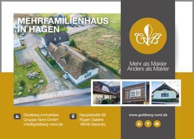 Mehrfamilienhaus zum Kauf 249.000 € 10 Zimmer 269 m² 580 m² Grundstück Hagen Lohme 18551