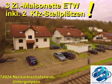 Wohnung zum Kauf 179.900 € 3 Zimmer 71,4 m² 2. Geschoss Wiesentalweg 36 Untergimpern Neckarbischofsheim 74924