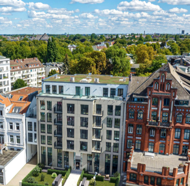 Terrassenwohnung zur Miete 1.590 € 1 Zimmer 52,2 m² Erdgeschoss frei ab sofort Kuhmühle 4 Hohenfelde Hamburg 22087