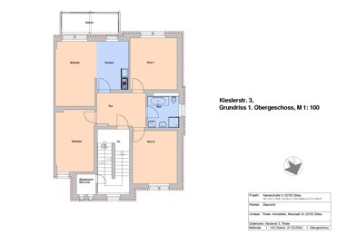 Wohnung zur Miete 800 € 4 Zimmer 107 m² 1. Geschoss Kieslerstraße 3 Zittau Zittau 02763