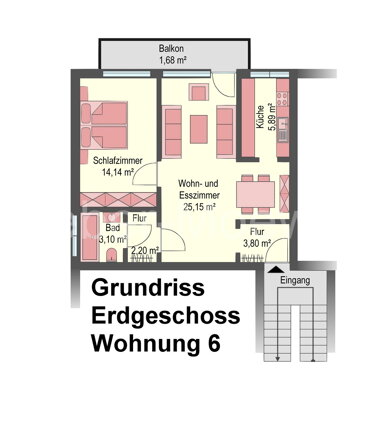 Wohnung zum Kauf 279.000 € 2 Zimmer 56 m² Weiß Köln / Weiß 50999