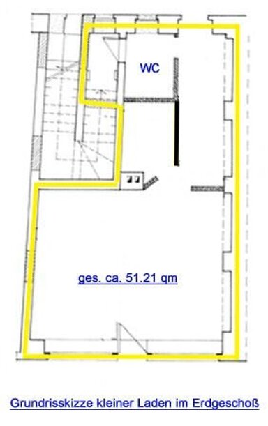 Laden zur Miete 6,41 € 2 Zimmer 51,5 m² Verkaufsfläche Doberlug-Kirchhain Doberlug-Kirchhain 03253