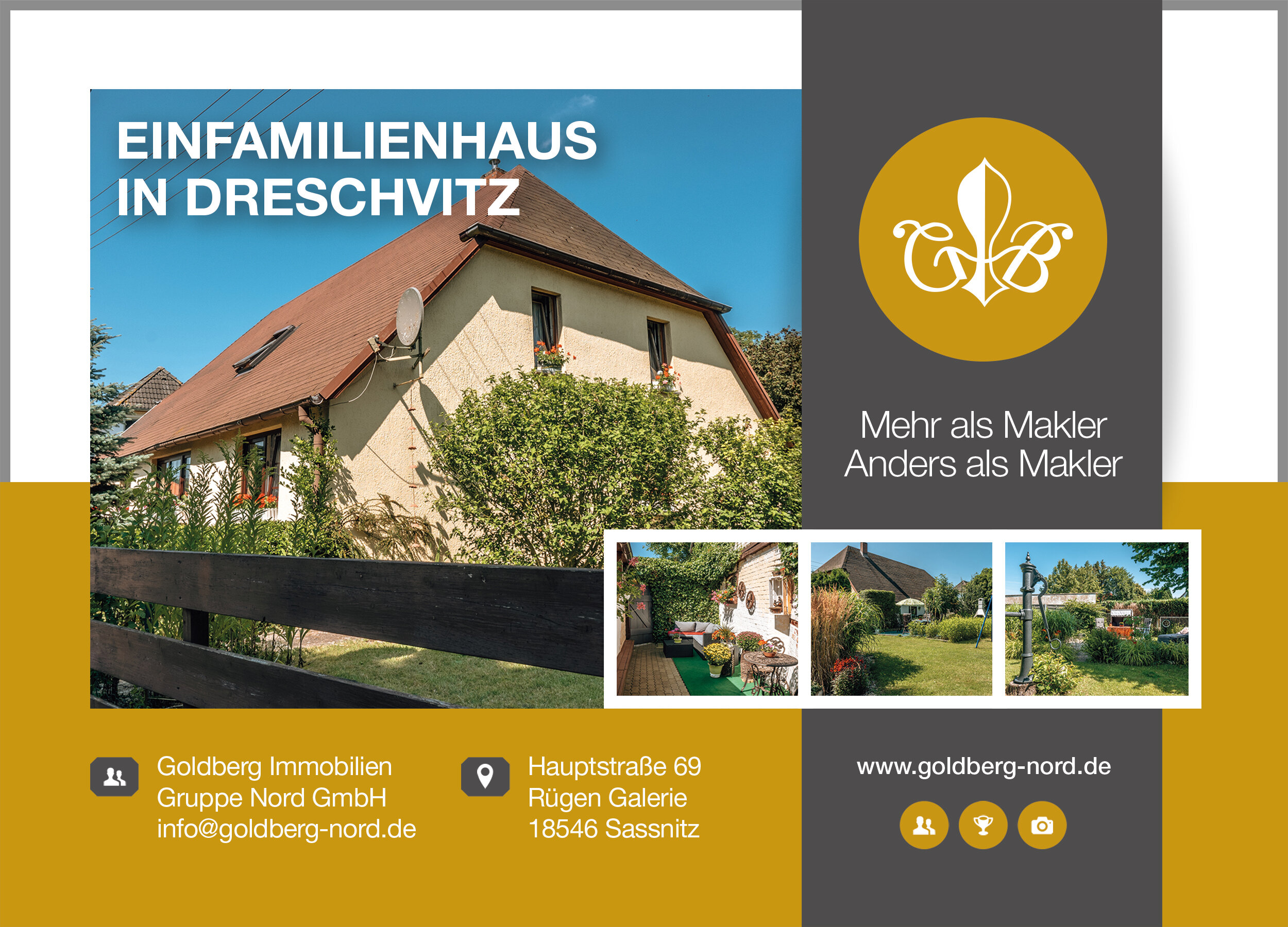 Einfamilienhaus zum Kauf 318.000 € 5 Zimmer 159 m²<br/>Wohnfläche 1.062 m²<br/>Grundstück Dreschvitz Dreschvitz 18573