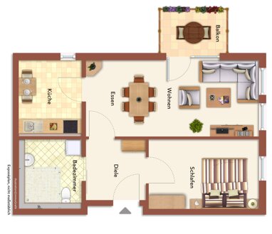 Wohnung zum Kauf 155.000 € 2 Zimmer 60 m² Metten Metten 94526