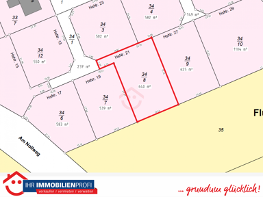 Grundstück zum Kauf 145.000 € 640 m² Grundstück Am Nollweg 21 Hoch-Weisel Butzbach 35510