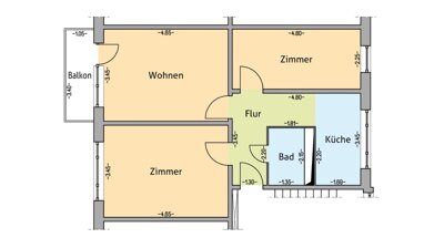 WG-Zimmer zur Miete 300 € 16 m² 4. Geschoss frei ab sofort Turkuer Straße Lütten Klein Rostock 18107