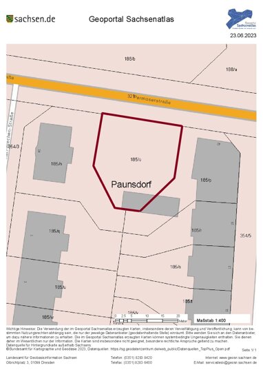 Grundstück zum Kauf 490.000 € 650 m² Grundstück Permoserstraße 40 Sellerhausen-Stünz Leipzig 04328