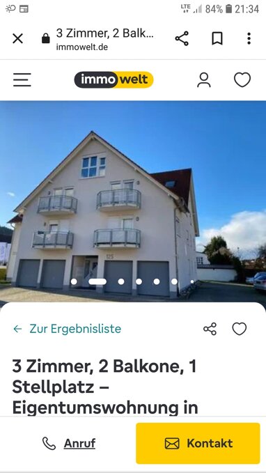 Wohnung zur Miete 850 € 3 Zimmer 85 m² 2. Geschoss Stockacherstrasse 125 Tuttlingen Tuttlingen 78532