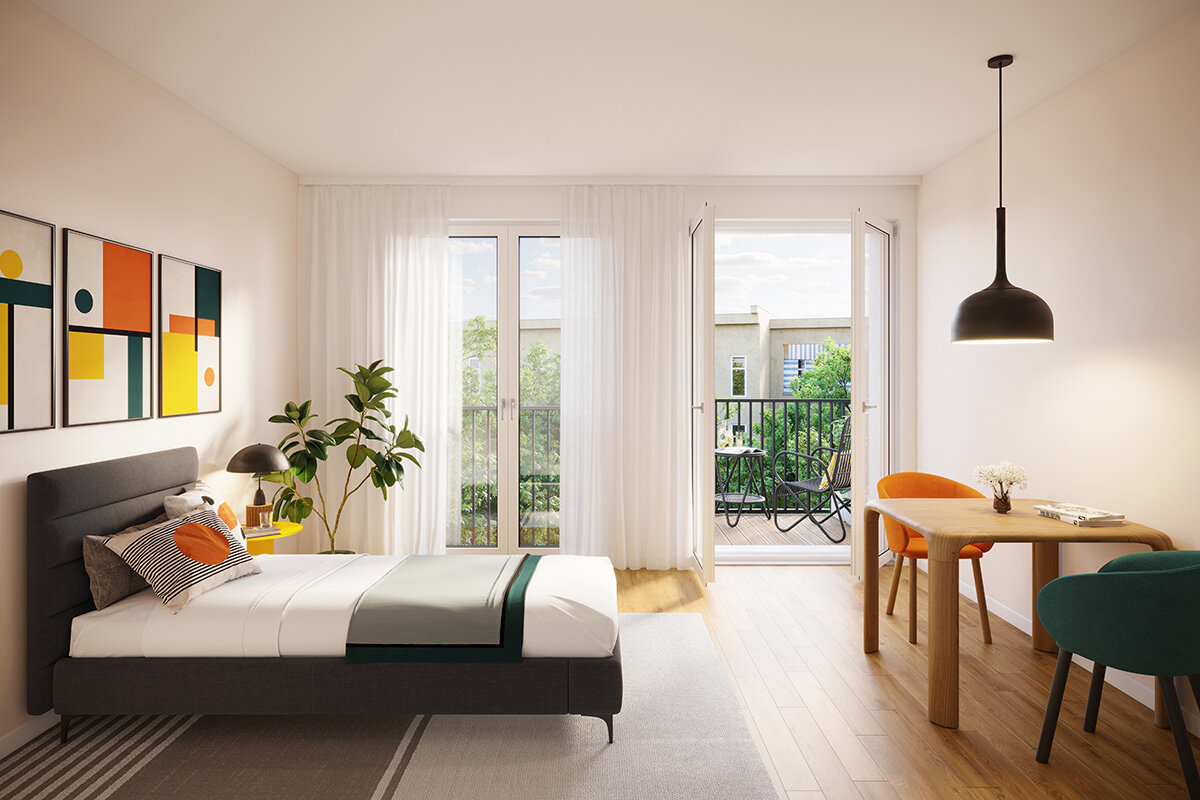 Apartment zum Kauf 279.900 € 1 Zimmer 28 m² 4. Geschoss Birkenstraße 12a Moabit Berlin 10559