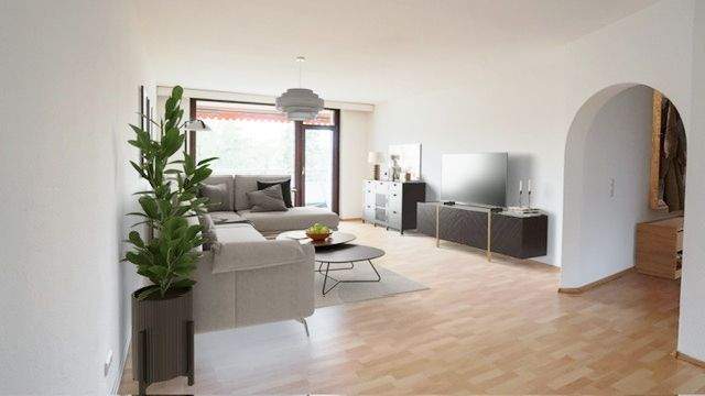 Immobilie in Frankfurt am Main - Sachsenhausen-Sonnenring: Helle 2,5 ZETW mit 2 Balkonen, EBK TG-Platz und Schwimmbad - Bild 0