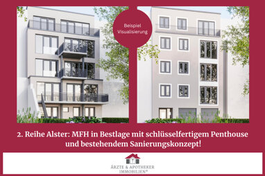 Mehrfamilienhaus zum Kauf 4.950.000 € 14 Zimmer 535,4 m² 452 m² Grundstück Winterhude Hamburg 22301
