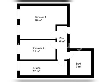 Wohnung zur Miete 1.075 € 1 Zimmer 56 m² 4. Geschoss Moabit Berlin 13359