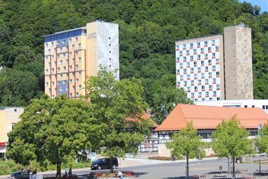 Wohnung zur Miete 373 € 2 Zimmer 54,3 m² 7. Geschoss Friedrich-König-Straße 11 Wahlbezirk 13 Suhl 98527