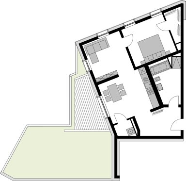 Wohnung zum Kauf provisionsfrei als Kapitalanlage geeignet 399.000 € 3 Zimmer 71,5 m² Südstadt 30 Fürth 90763