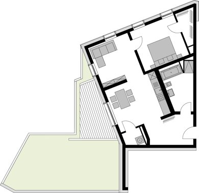 Wohnung zum Kauf provisionsfrei als Kapitalanlage geeignet 399.000 € 3 Zimmer 71,5 m² Südstadt Fürth 90763