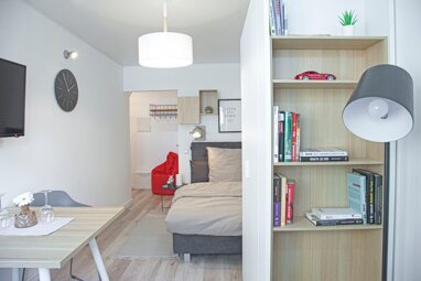 Wohnung zur Miete Wohnen auf Zeit 1.100 € 1 Zimmer 24 m² frei ab sofort Corneliusstraße Friedrichstadt Düsseldorf 40215