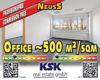 Bürofläche zur Miete Provisionsfrei 5,80 € 500 m² Bürofläche Uedesheim Neuss 41468