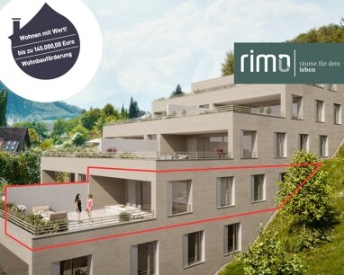 Terrassenwohnung zum Kauf 610.000 € 3 Zimmer 76 m² 4. Geschoss Mutterstraße 11 Feldkirch 6800