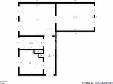 Wohnung zur Miete 355 € 2 Zimmer 50 m² Erdgeschoss Zentrum - West Leipzig 04109