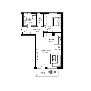 Wohnung zum Kauf provisionsfrei 368.200 € 2 Zimmer 74,5 m² 1. Geschoss Scheffelstraße 70a Bad Dürrheim Bad Dürrheim 78073