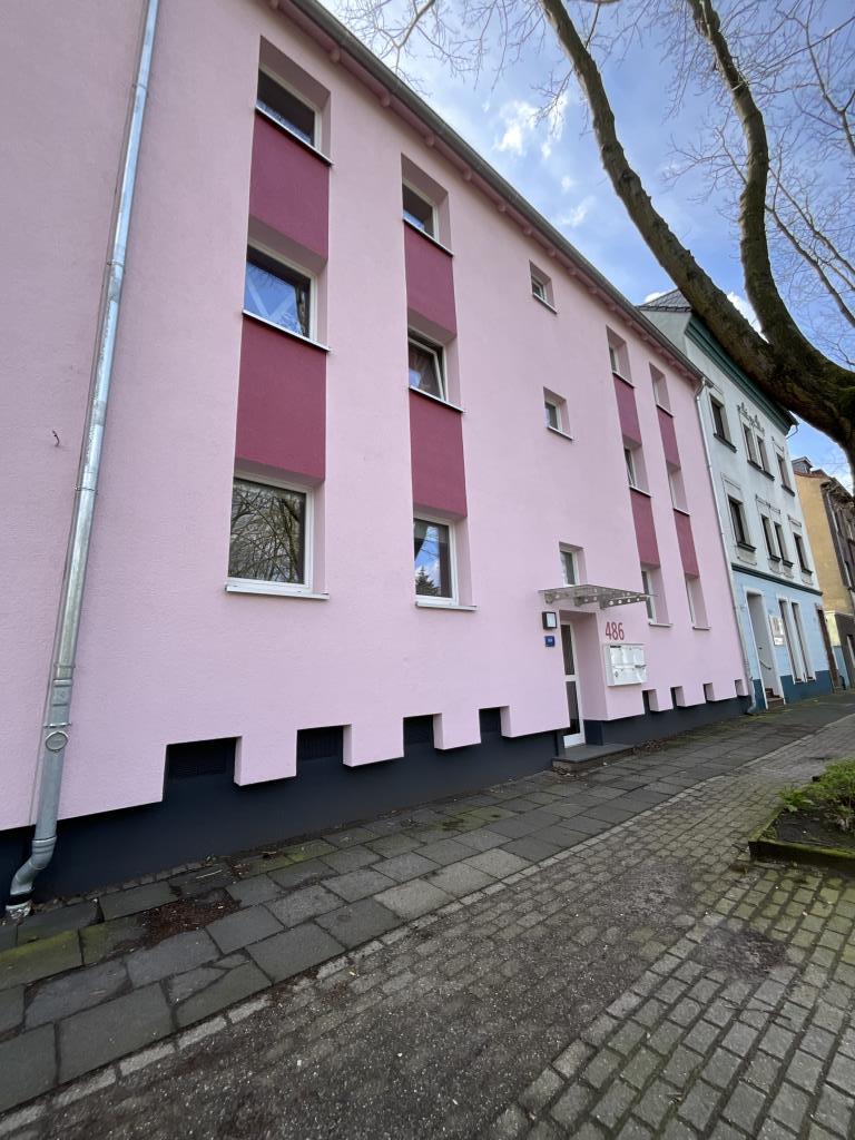 Wohnung zur Miete 329 € 2 Zimmer 38,4 m²<br/>Wohnfläche Erdgeschoss<br/>Geschoss Duisburger Straße 486 Lirich - Süd Oberhausen 46049