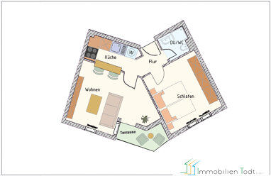 Apartment zur Miete 290 € 2 Zimmer 47,4 m² Streitsberg 7 Bärenstein Plauen 08523