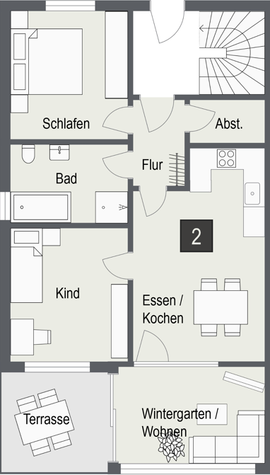 Wohnung zum Kauf Provisionsfrei 439.000 € 3 Zimmer 77,1 m² Gammelsdorf Gammelsdorf 85408