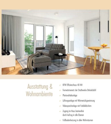 Wohnung zum Kauf 528.700 € 3,5 Zimmer 100,4 m² 3. Geschoss frei ab 01.09.2026 Lorestraße 8 Dinkelsbühl Dinkelsbühl 91550