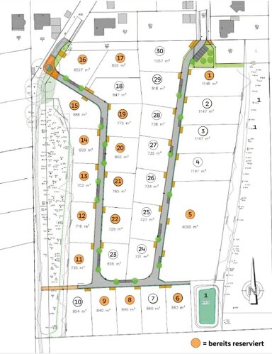 Grundstück zum Kauf 97.020 € 693 m² Grundstück frei ab sofort Hambergen Hambergen 27729