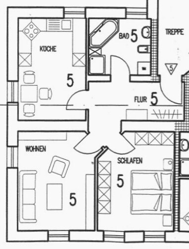 Wohnung zur Miete 420 € 2 Zimmer 63,2 m² 2. Geschoss Alte Meißner Landstraße 33 Briesnitz-Süd Dresden 01157