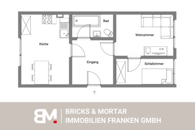 Wohnung zum Kauf 117.000 € 2 Zimmer 47 m² 3. Geschoss Gostenhof Nürnberg 90429