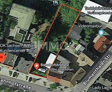 Grundstück zum Kauf 149.000 € 1.273 m² Grundstück Bahnhofsstraße 2 Burg Burg bei Magdeburg 39288