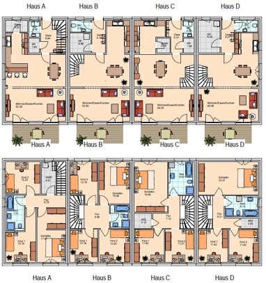 Reihenmittelhaus zum Kauf 499.900 € 4 Zimmer 124 m² 250 m² Grundstück Burggrafenhof Langenzenn 90579