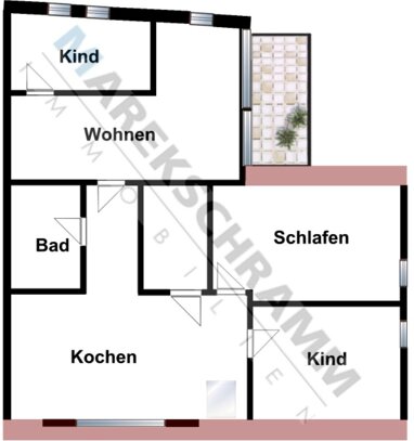 Wohnung zur Miete 765 € 4 Zimmer 102 m² Ilmenau Ilmenau 98693