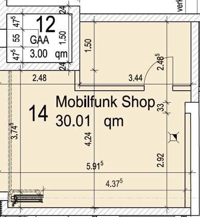 Immobilie zur Miete provisionsfrei 35 m² Rostocker Landweg 1b Ribnitz Ribnitz-Damgarten 18311