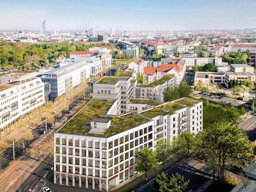 Wohnung zur Miete - Erstbezug 823 € 2 Zimmer 56,7 m² 2. Geschoss Riebeckstraße 58 Reudnitz-Thonberg Leipzig / Reudnitz-Thonberg 04317