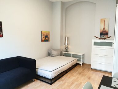 Wohnung zur Miete Wohnen auf Zeit 1.100 € 1 Zimmer 25 m² frei ab 01.07.2025 Kriegkstr. Gallus Frankfurt am Main 60326